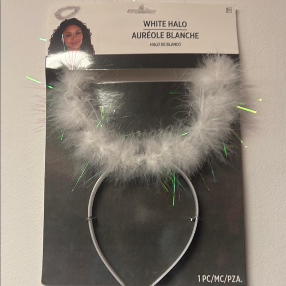 White Halo Headband Halloween accessory